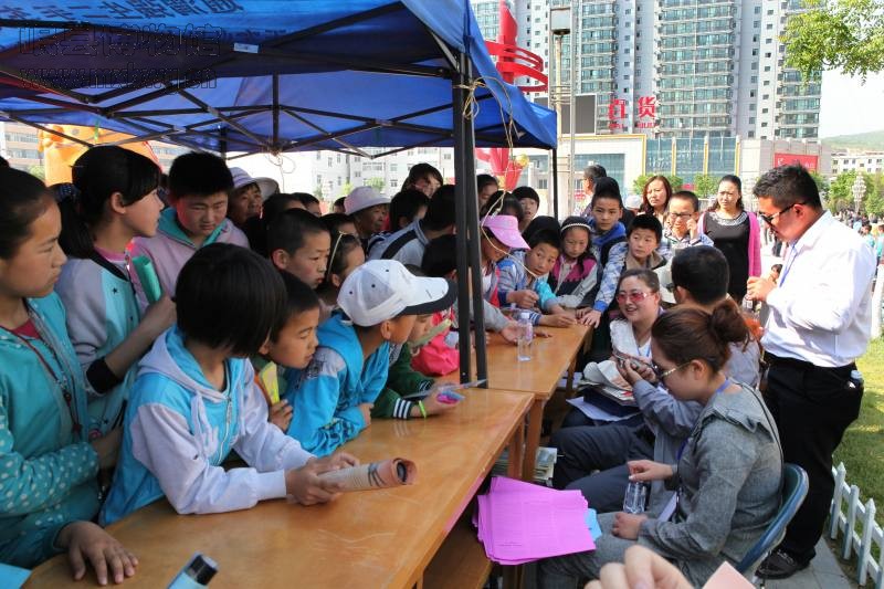 定西市“2015年5•18国际博物馆日系列活动”正式启动（包新田 摄）
