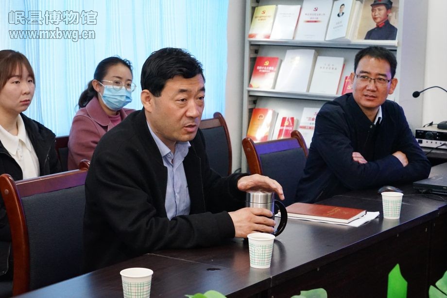 岷县文体广电和旅游局党组书记、局长石志平对本次讲座作总结（包新田 摄）